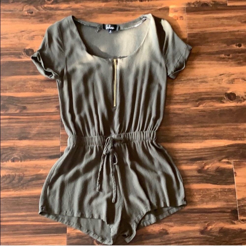 Lulus olive green romper